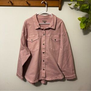 Falls Creek Women's Pink Jean Jacket Size 3X